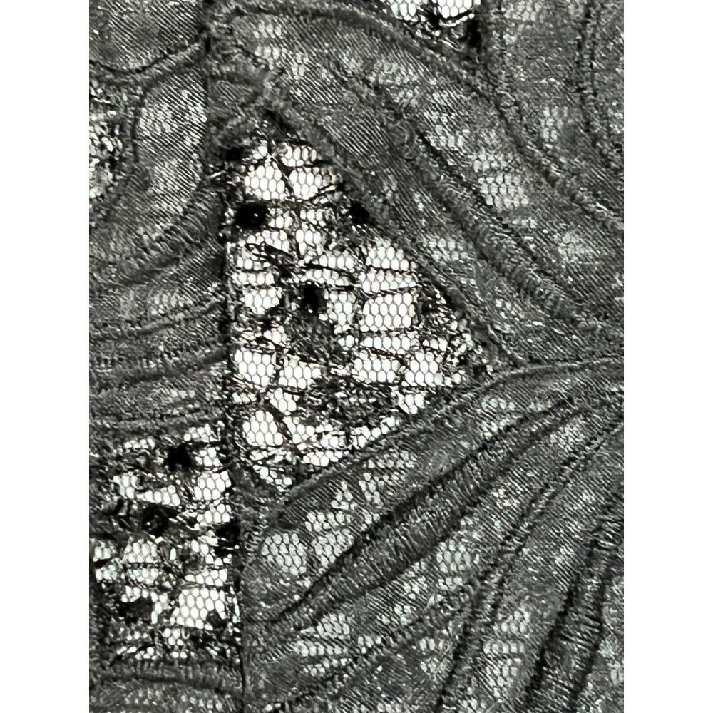 NWT BCBG Maxazria Rita Dress $958 Sleeveless Floral Embroidered Black Womens 2 - Picture 8 of 16
